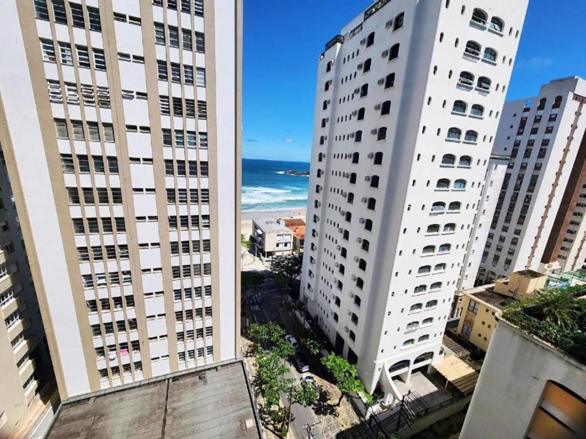 Apartamento 4 Quartos, 3 Banheiros, Vista Para O Mar Pitangueiras, Sacada, 1 Vaga De Garagem, Apenas 50 Metros Do Mar Guarujá Exteriér fotografie